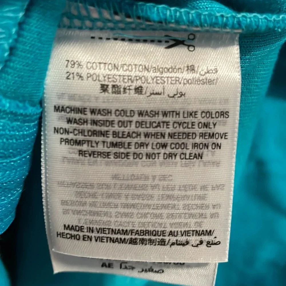 Vintage Turquoise Juicy Couture Terry Jacket size XS